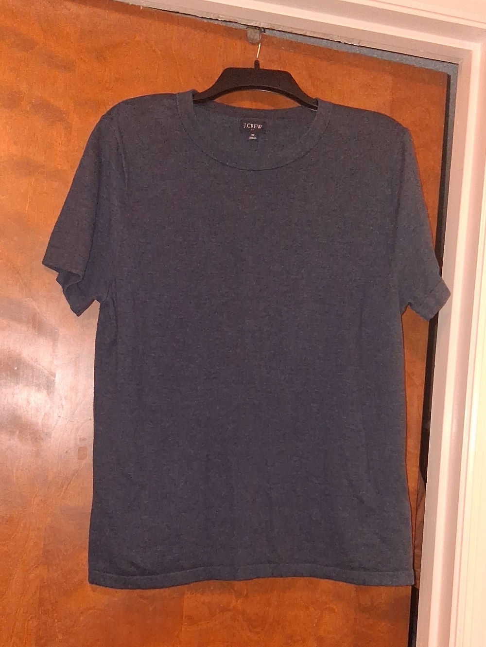 J. Crew Short-Sleeve Crewneck T-Shirt in Heather Blue